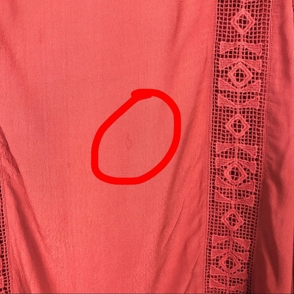 ASTR The Label Rust Crochet Detail Long Sleeve Top - Picture 3 of 8